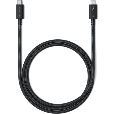 SATECHI Thunderbolt 4 Pro (  Space Grey ) Cable - 1M 240W 40Gpbs Support 8K resolution