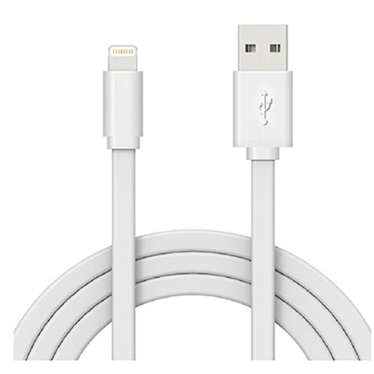 Sansai IPH-0901M Flat Lightning Sync/Charge Cable 1M