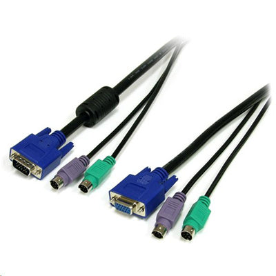 StarTech.com SVPS23N1_6 - 6 ft 3-in-1 PS/2 KVM Cable