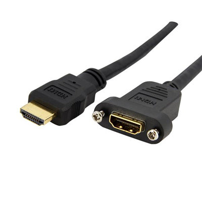 StarTech.com HDMIPNLFM3 - 3 ft HDMI Cable for Panel Mount - F/M
