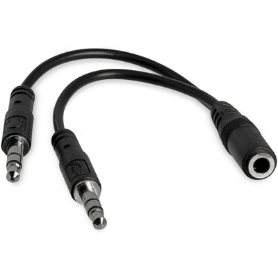 StarTech.com MUYHSFMM - 3.5mm 3 Pin Headset Splitter