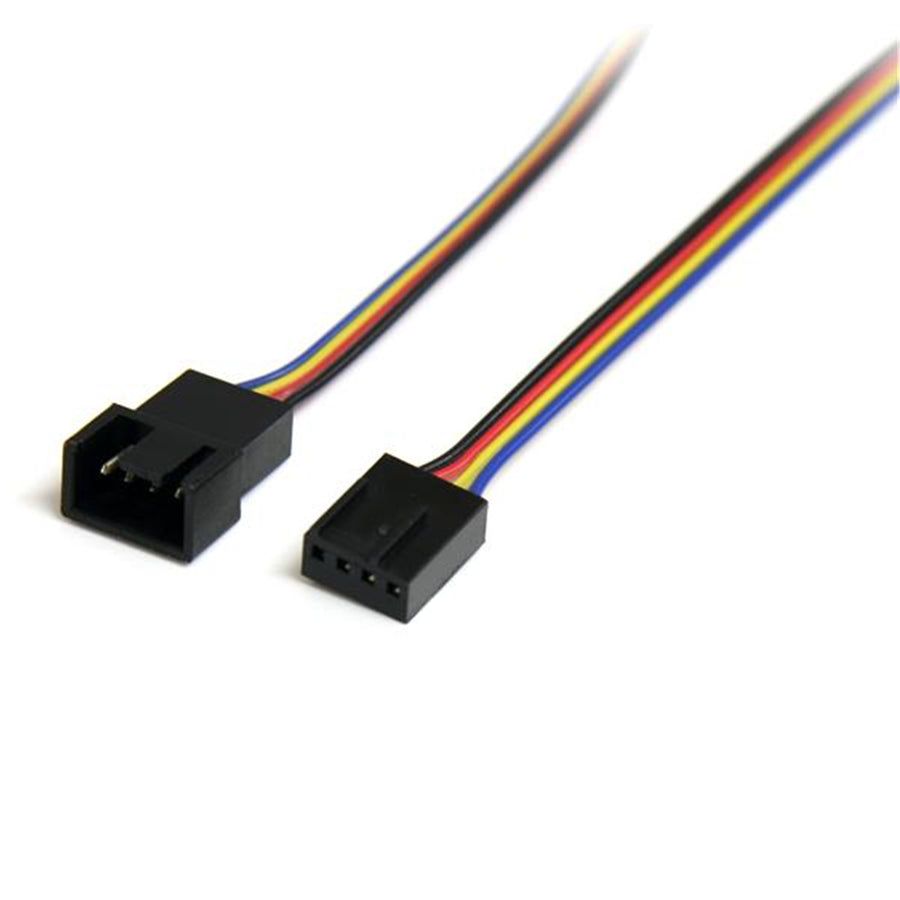 StarTech.com FAN4EXT12 4-Pin Lüfterstromverlängerungskabel – 30 cm