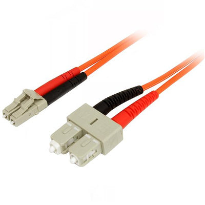 StarTech.com 50FIBLCSC1 - 1m MM Fiber Patch Cable LC - SC