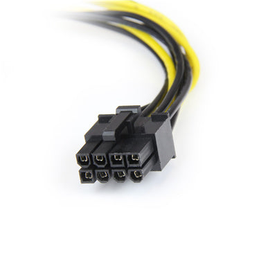 StarTech.com  LP4PCIEX8ADP 4-Pin to 8-Pin PCIe Power Cable Adapter - 15cm (6")