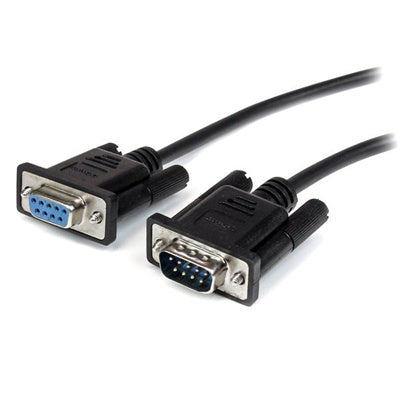 MXT1003MBK - 3m serielles Kabel, gerade, Stecker/Buchse, schwarz