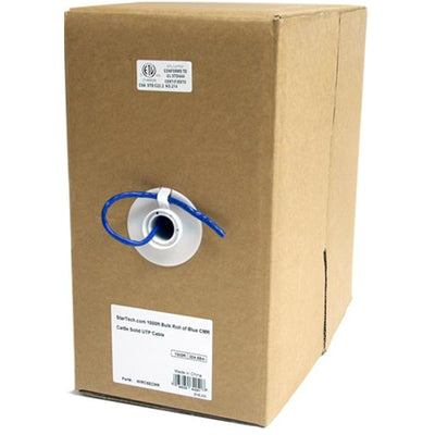 StarTech.com WIRC5ECMR Cat5e Bulk Ethernet Cable - 305m - Blue Bulk - Solid - CMR-Rated - UTP