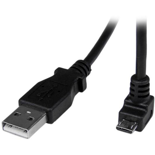 2m USB to Down Angle Micro USB Cable