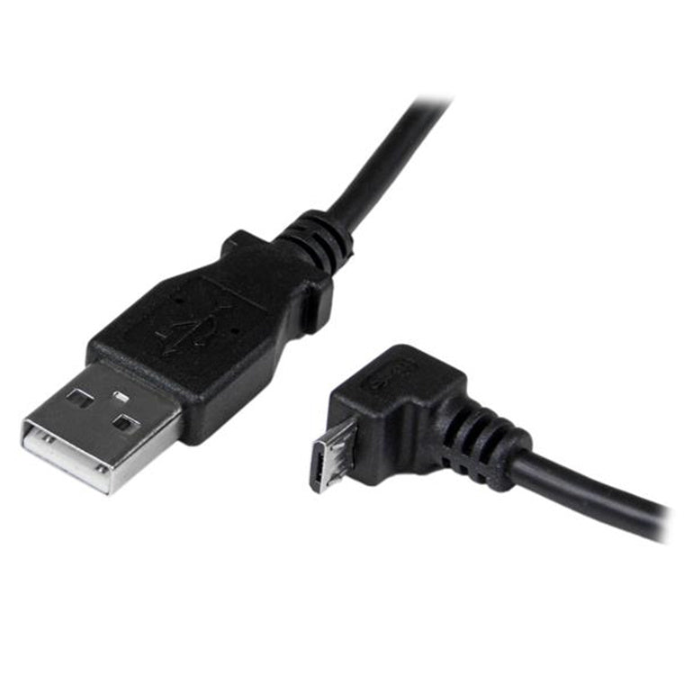 StarTech.com USBAUB2MD - 2m USB to Down Angle Micro USB Cable