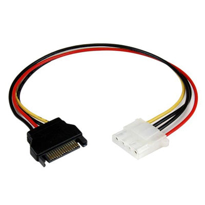 StarTech.com  LP4SATAFM12 SATA to 4-Pin SATA to LP4 Adapter Cable - 30cm (12")