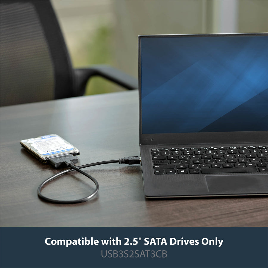 StarTech.com  USB3S2SAT3CB USB 3.0 - 5Gbps USB-A to SATA Adapter Cable