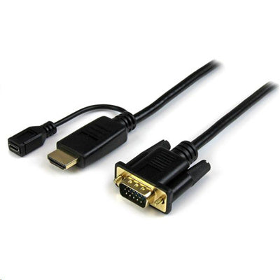 StarTech.com HD2VGAMM6 - 6ft HDMI to VGA active converter cable