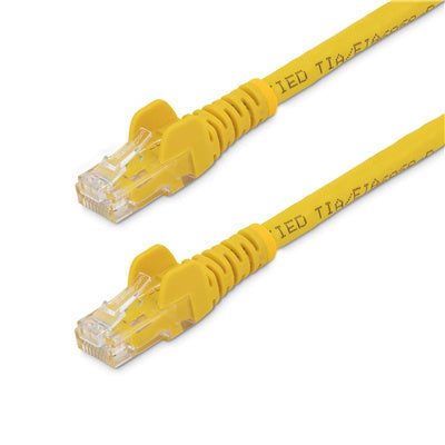 StarTech.com  N6PATC3MYL Cat6 - 10GbE - 100W PoE++ Ethernet Cable - 3m - Yellow