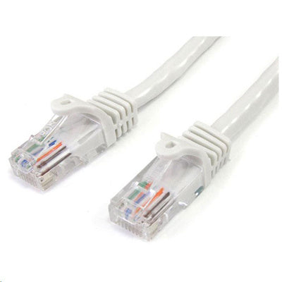 StarTech.com 45PAT2MWH - 2m White Snagless UTP Cat5e Patch Cable