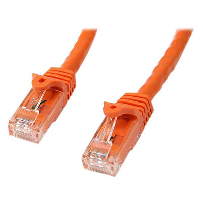 StarTech.com  N6PATC1MOR Cat6 - 10GbE - 100W PoE++ Ethernet Cable - 1m - Orange