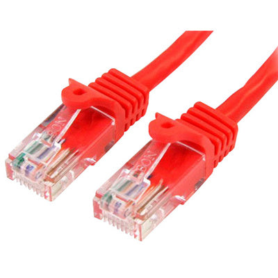 StarTech.com 45PAT1MRD - 1mRedSnaglessUTPCat5ePatchCable