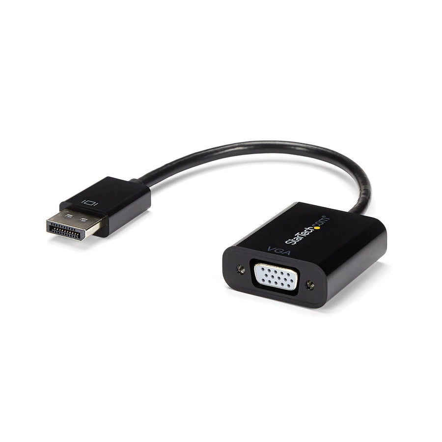 StarTech.com DP2VGA3 DisplayPort to VGA Adapter - Active DP to VGA Converter - 1080p Video - DP/DP++ Source to VGA Monitor Cable Adapter - DP to VGA Adapter Dongle Digital to Analog - DP 1.2 to VGA