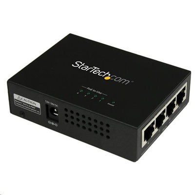 StarTech.com POEINJ4G 4 Port Gigabit Midspan - PoE+ Injector