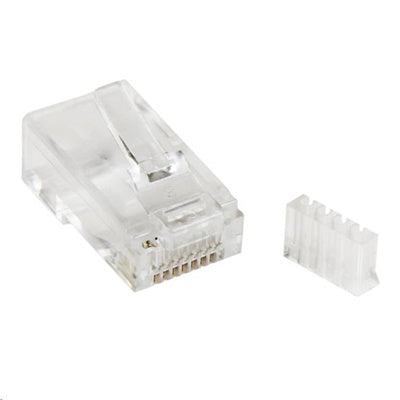 StarTech.com CRJ45C6SOL50 Modularer RJ45-Stecker für Massivleiter Cat6 – 50 Stück