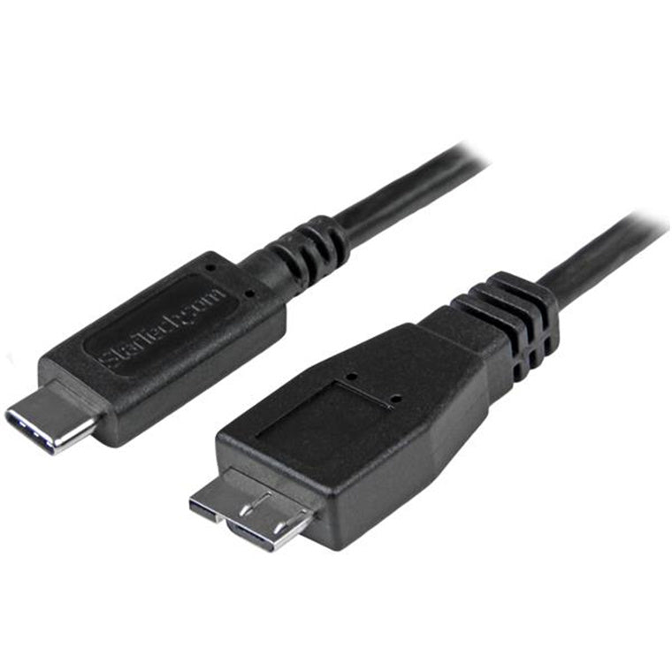 StarTech.com  USB31CUB1M USB 3.1 Gen 2 - 10Gbps USB-C to Micro USB Cable - 1m