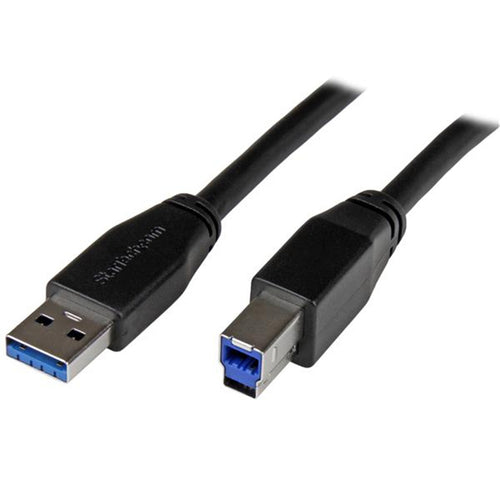 StarTech.com USB3SAB5M - 15ft Active USB 3.0 USB-A to USB-B Cable