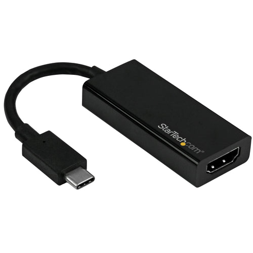 StarTech.com CDP2HD4K60 USB-C to HDMI Adapter - 4K 60Hz - Thunderbolt 3 Compatible - USB-C Adapter - USB Type C to HDMI Dongle Converter (CDP2HD4K60)