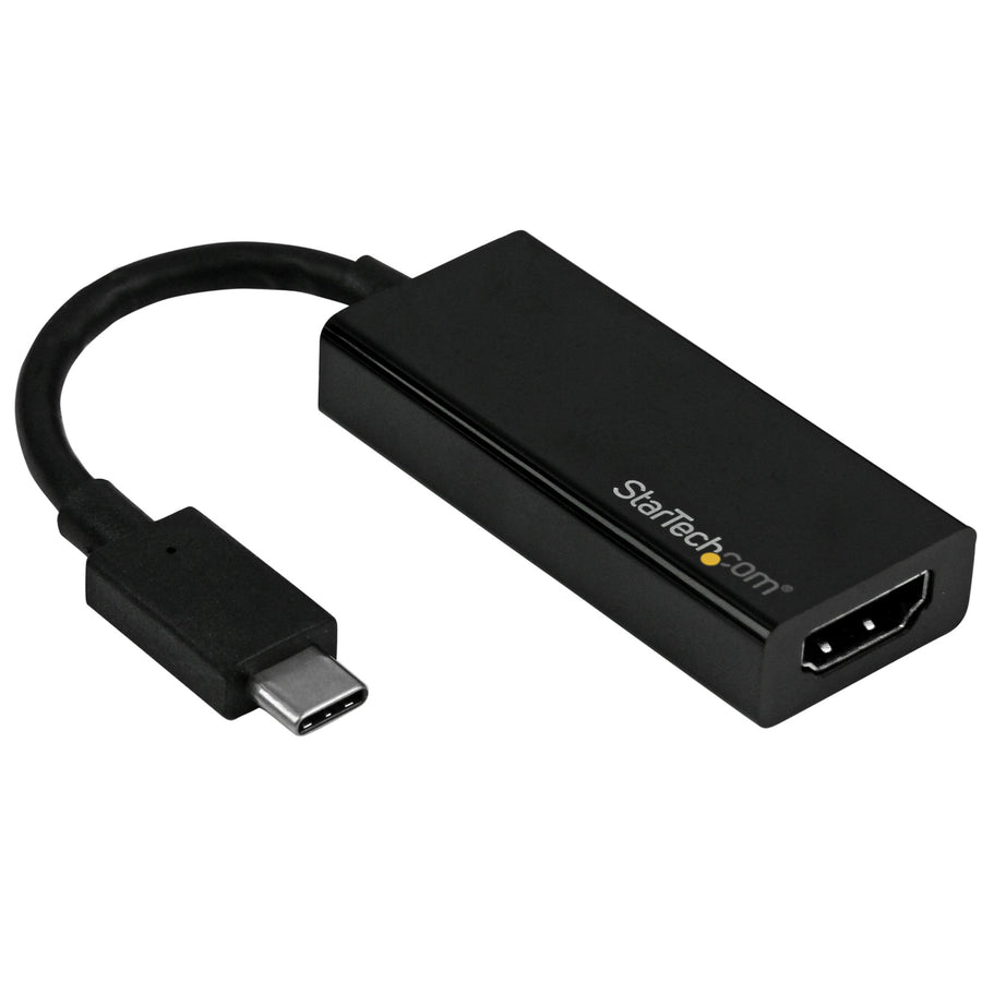 StarTech.com CDP2HD4K60 USB-C to HDMI Adapter - 4K 60Hz - Thunderbolt 3 Compatible - USB-C Adapter - USB Type C to HDMI Dongle Converter (CDP2HD4K60)