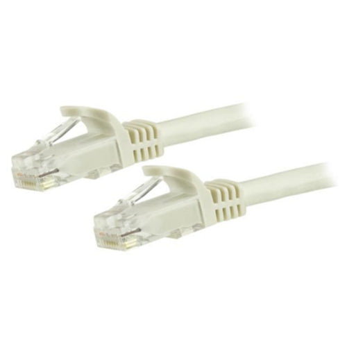 10m White Snagless UTP Cat6 Patch Cable