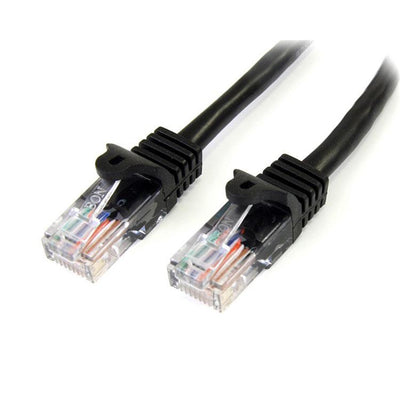 StarTech.com 45PAT5MBK Cat5e Patchkabel – 5 m – Schwarz