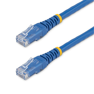 StarTech.com C6PATCH1BL - 1 FT BLUE MOLDED CAT6 UTP PATCH CABLE