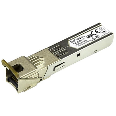 StarTech.com 453154-B21 HPE 453154-B21 Compatible 1000BASE-T - Cat6/Cat5e SFP Module - 100m SFP Module - 1000BASE-T - SFP to RJ45 Cat6/Cat5e - 1GE Gigabit Ethernet SFP - RJ-45 - HPE 6120XG / 6120G