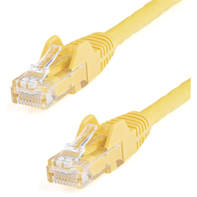 StarTech.com Cat6 - 650MHz - 100W PoE Ethernet Cable - 5m - Yellow Gigabit Ethernet Wire - RJ45 - UTP - Network-Patch Cord - Snagless - Strain Relief - Fluke Tested - UL-TIA Certified