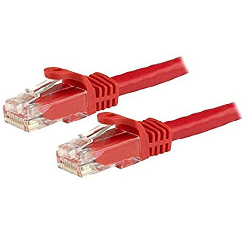 0.5m Red Snagless Cat6 Patch Cable