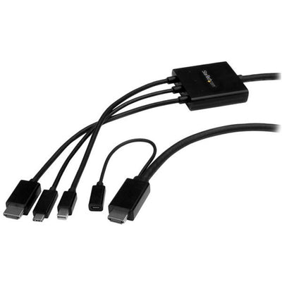 StarTech.com CMDPHD2HD - 6ft USB-C HDMI or mDP to HDMI Adapter