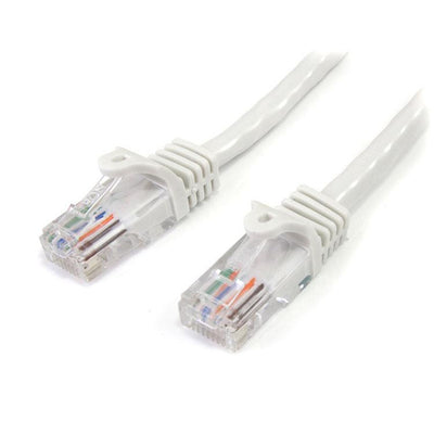 StarTech.com 45PAT50CMWH - 0.5m White Snagless Cat5e Patch Cable