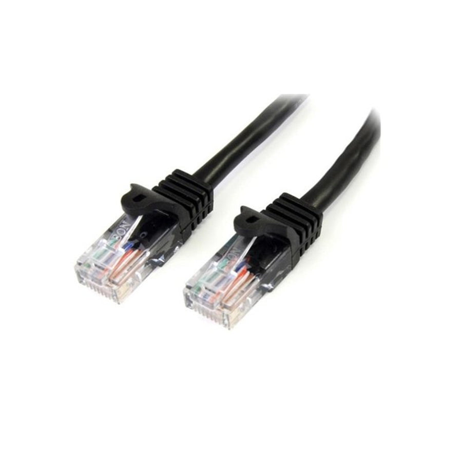 10m Black Snagless Cat5e Patch Cable