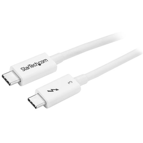 0.5m Thunderbolt 3 Cable 40Gbps - White