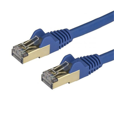 StarTech.com 6ASPAT2MBL - 2m Blue Cat6a Ethernet Cable - STP