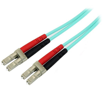 StarTech.com 450FBLCLC5 - 5m Aqua MM 50/125 OM4 Fiber Optic Cable