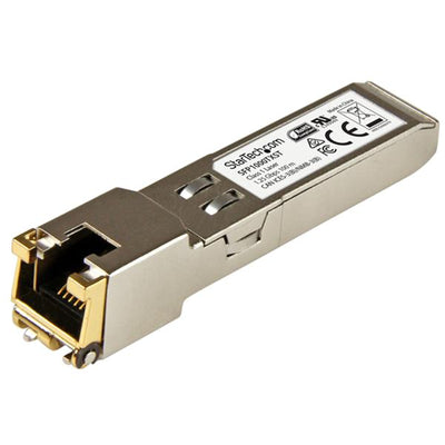 StarTech.com SFP1000TXST MSA Uncoded Compatible SFP Module - 1000BASE-TX - SFP to RJ45 Cat6/Cat5e - 1GE Gigabit Ethernet SFP - RJ-45 100m