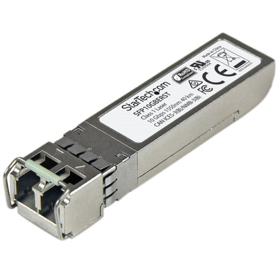 StarTech.com 10GBASE-ER - 10GbE SFP+ Module - 40km MSA Uncoded Compatible SFP+ Module - 10GBASE-ER - 10GbE Single Mode Fiber (SMF) Optic Transceiver / 10GE Gigabit Ethernet SFP+ / LC / 1550nm / DDM