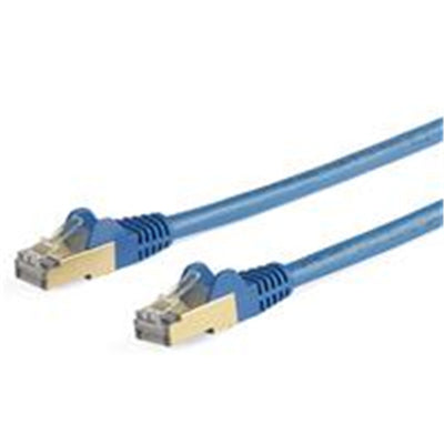 StarTech.com 6ASPAT5MBL - Cable - Blue CAT6a Ethernet Cable 5m