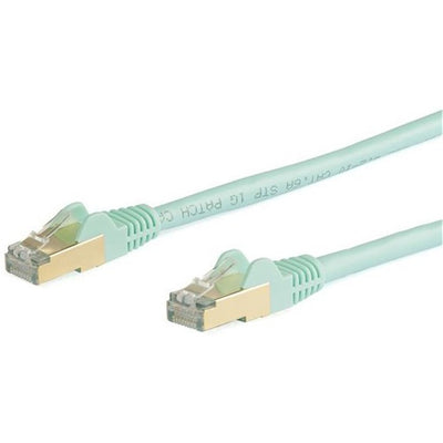 StarTech.com 6ASPAT7MAQ Cat6A Ethernet Cable - 7m - Aqua