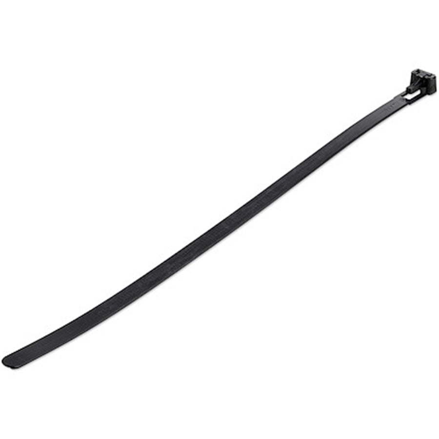 StarTech.com CBMZTRB10BK Wiederverwendbare Kabelbinder – 25 cm – Schwarz – 100 Stück