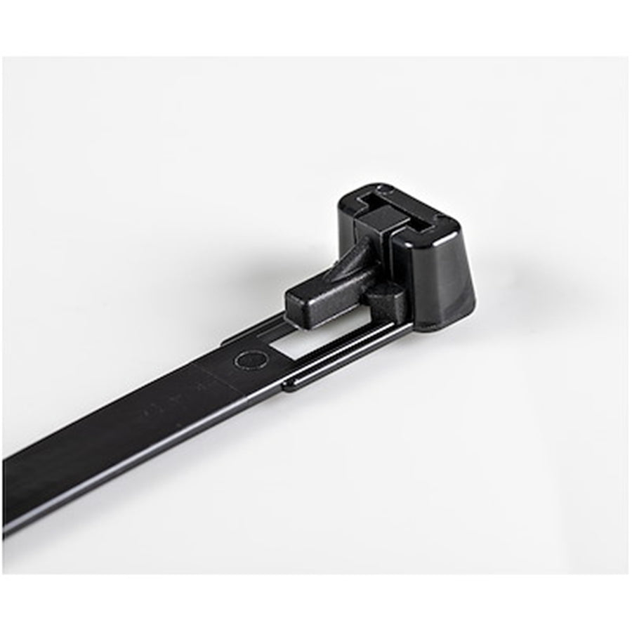 StarTech.com CBMZTRB10BK Wiederverwendbare Kabelbinder – 25 cm – Schwarz – 100 Stück