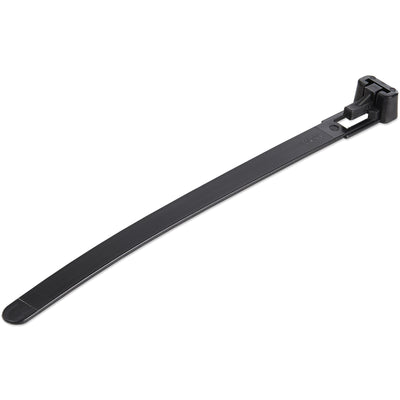 StarTech.com  CBMZTRB5BK  Reusable Cable Ties - 12cm - Black - 100 Pack