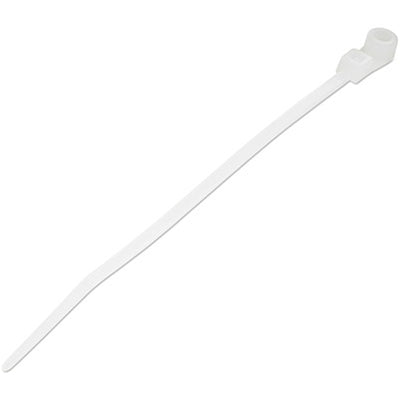StarTech.com CBMZTS10N4 Cable Ties - 10cm - 100 Pack Mounting Hole