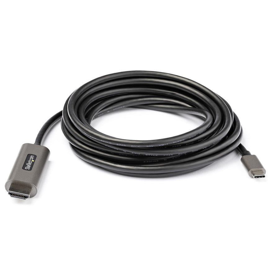 StarTech.com CDP2HDMM4MH 4K 60Hz - HDR10 USB-C to HDMI Cable - 4m (13ft) - Black