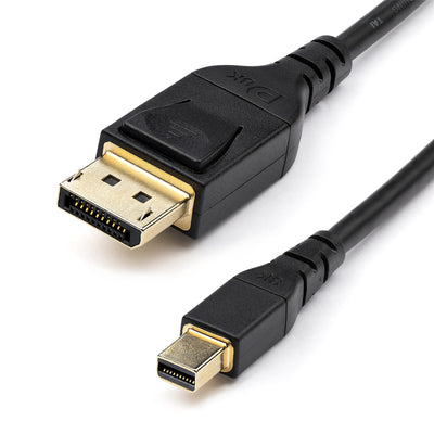 StarTech.com  DP14MDPMM2MB 8K 60Hz - HBR3 - HDR Mini DP to DisplayPort Cable - 2m (6ft) - Black