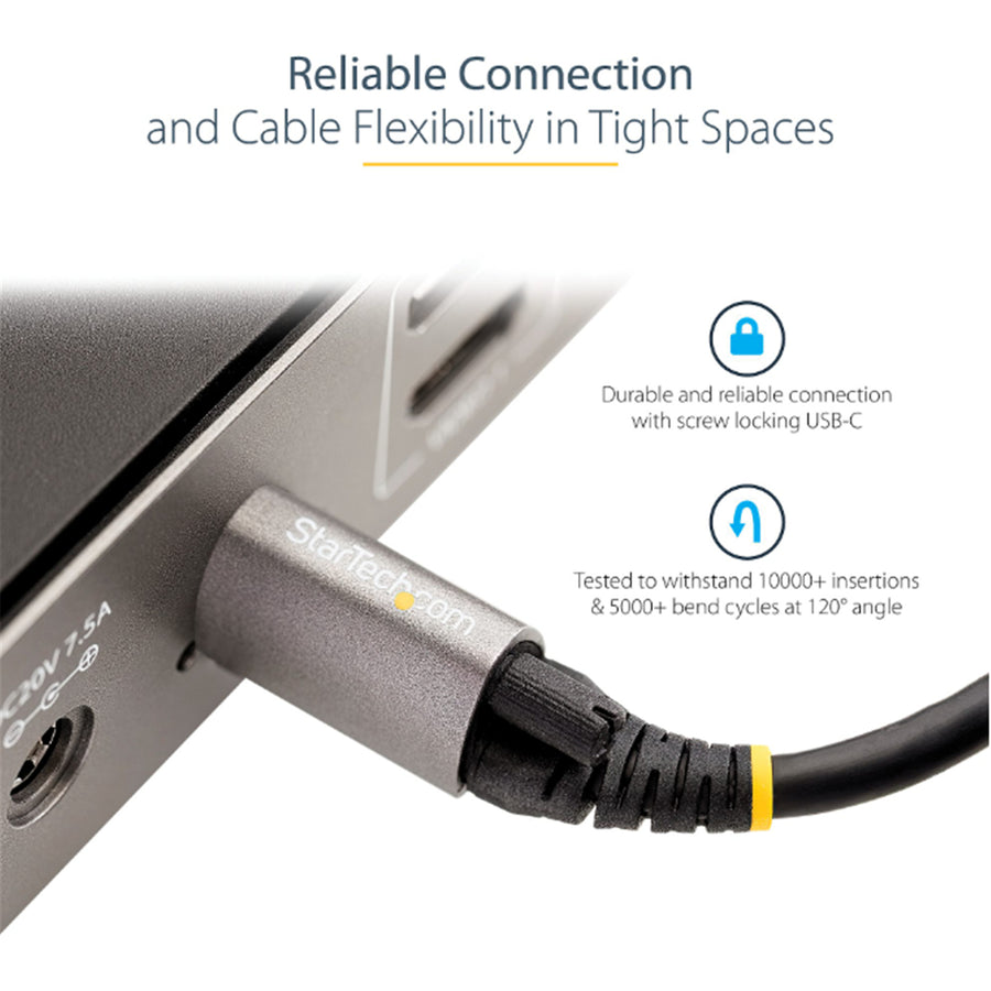 StarTech.com USB31CCTLKV1M USB 3.1 Gen 2 – 10 Gbit/s – 100 W – 5 A USB-C Kabel – 1 m