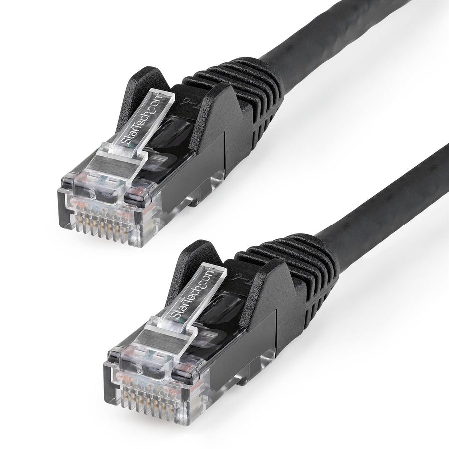 StarTech.com N6LPATCH15MBK Cat6 - 10GbE - LSZH Ethernet-Kabel - 15m - Schwarz